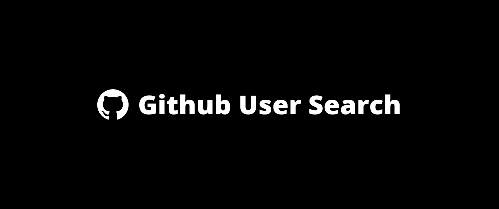 Github logo on a black background